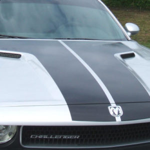 2008-2014 Challenger dual hood stripe kit