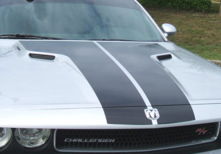 2008-2014 Challenger dual hood stripe kit