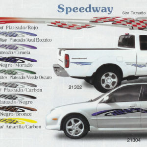 Speedway 6" x 104" Custom Vinyl Graphics