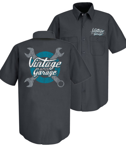 vintage garage mechanic shirt vin-007