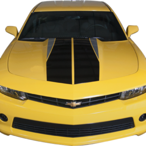 2014-15 Camaro Dual Hood Stripe with accent color