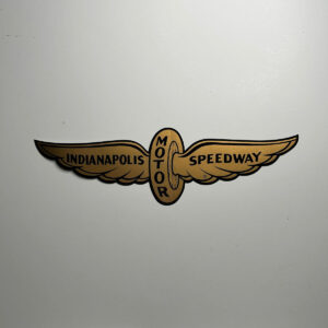 Gold Indy wing decal