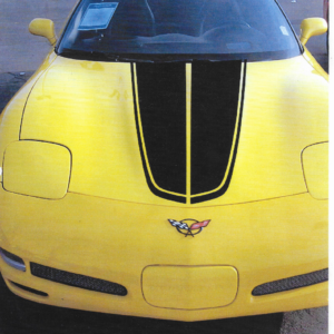 C5 Corvette Dual Hood Stripes