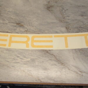 1990 Beretta Indy GT Windshield decal